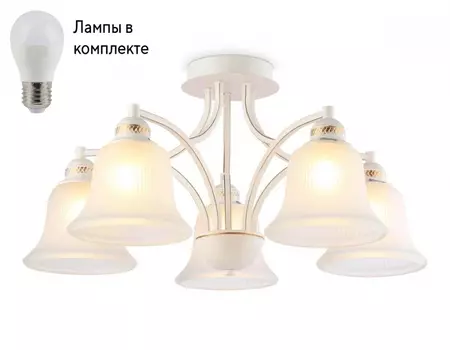 Потолочная люстра с лампочками Ambrella light TR3050+Lamps