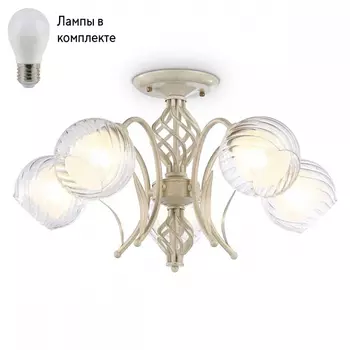 Потолочная люстра с лампочками Ambrella light TR3066+Lamps