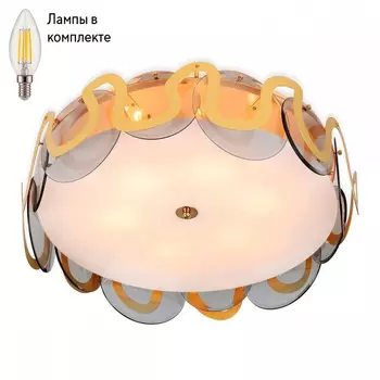 Потолочная люстра с лампочками Ambrella light TR5328+Lamps