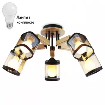 Потолочная люстра с лампочками Ambrella light TR9529+Lamps