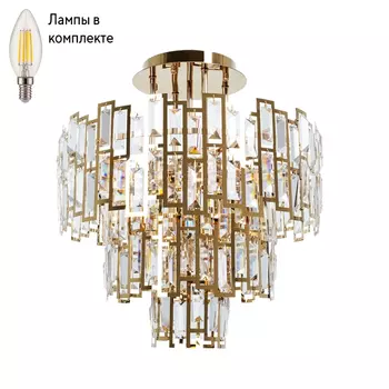 Потолочная люстра с лампочками Arte lamp A1005PL-8GO+Lamps