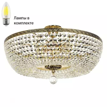 Потолочная люстра с лампочками Arti Lampadari Castellana E 1.3.50.501 GH+Lamps