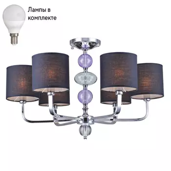 Потолочная люстра с лампочками Arti Lampadari Donnini E 1.1.6 NB+Lamps