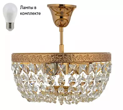 Потолочная люстра с лампочками Arti Lampadari Favola E 1.3.30.101 N+Lamps