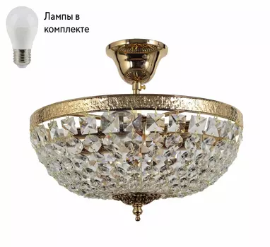 Потолочная люстра с лампочками Arti Lampadari Favola E 1.3.30.101 G+Lamps