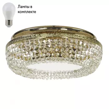 Потолочная люстра с лампочками Arti Lampadari Favola E 1.4.45.501 G+Lamps
