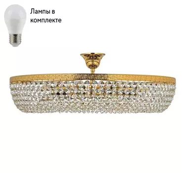 Потолочная люстра с лампочками Arti Lampadari Favola E 1.4.60.502 G+Lamps