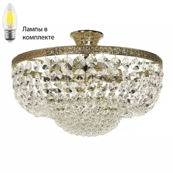 Потолочная люстра с лампочками Arti Lampadari Favola E 1.3.40.501 G+Lamps