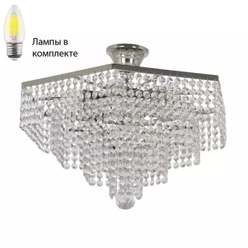 Потолочная люстра с лампочками Arti Lampadari Loreto E 1.5.40.600 N+Lamps