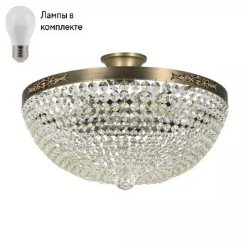 Потолочная люстра с лампочками Arti Lampadari Pera E 1.3.40.100 MA+Lamps