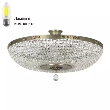 Потолочная люстра с лампочками Arti Lampadari Pera E 1.3.60.2.100 MA+Lamps