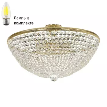 Потолочная люстра с лампочками Arti Lampadari Todi E 1.3.50.501 G+Lamps
