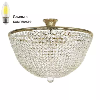 Потолочная люстра с лампочками Arti Lampadari Todi E 1.3.50.502 G+Lamps