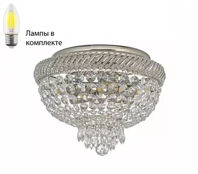 Потолочная люстра с лампочками Dio D arte Bari E 1.2.35.100 N+Lamps