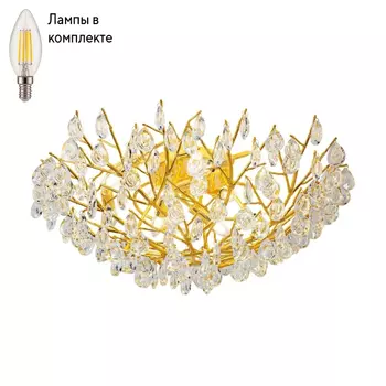 Потолочная люстра с лампочками Favourite 4162-10C+Lamps