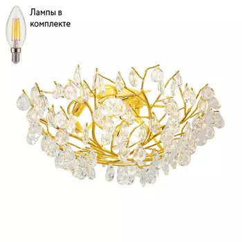 Потолочная люстра с лампочками Favourite 4162-8C+Lamps