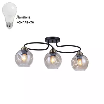 Потолочная люстра с лампочками Omnilux OML-95007-03+Lamps