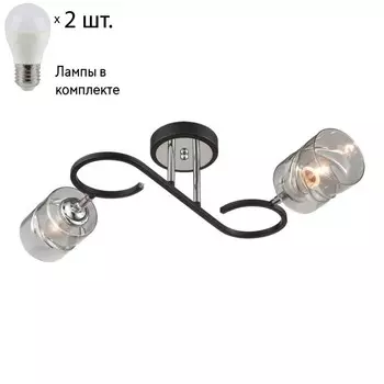 Потолочная люстра с лампочками Velante 235-107-02+Lamps E27 P45