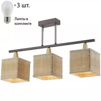 Потолочная люстра с лампочками Velante 266-127-03+Lamps