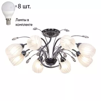 Потолочная люстра с лампочками Velante 768-107-08+Lamps