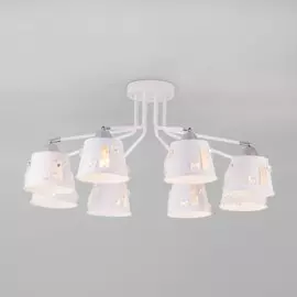 Потолочная люстра с поворотными рожками Евросвет Benna 70105/8 белый a044930