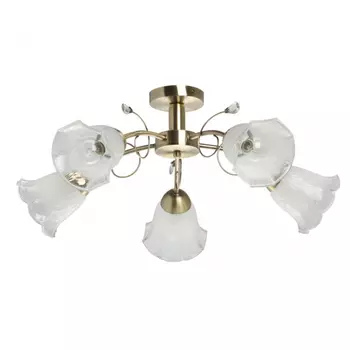 Потолочная люстра со светодиодными лампочками E14, комплект от Lustrof. №384200-667918