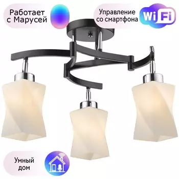 Потолочная люстра Velante с поддержкой Маруся 271-127-03-М