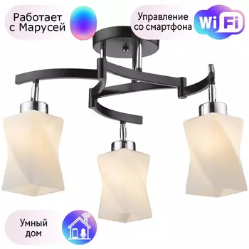 Потолочная люстра Velante с поддержкой Маруся 271-127-03-М