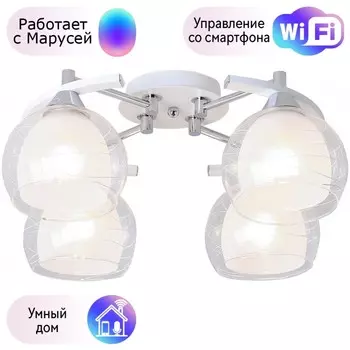 Потолочная люстра Velante с поддержкой Маруся 277-107-04-М