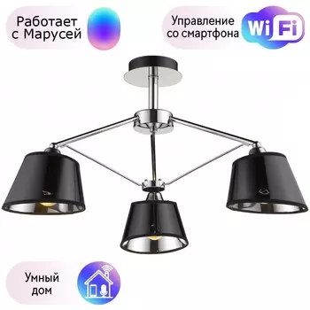 Потолочная люстра Velante с поддержкой Маруся 296-107-03-М