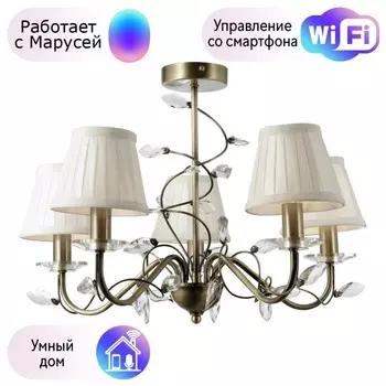 Потолочная люстра Velante с поддержкой Маруся 378-507-05-М