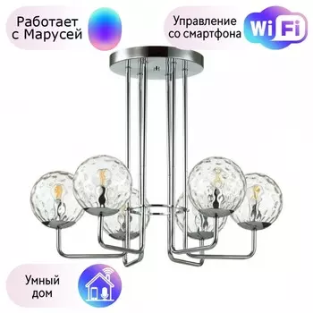 Потолочная люстра Verasa Odeon Light с поддержкой Маруся 4982/6C-М