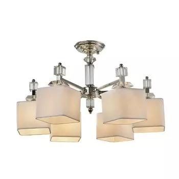 Потолочная люстра Vivien Lumien Hall LH1038/6C-NK-WT