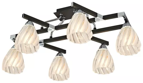 Потолочная люстра в гостиную с 6 LED лампами. Комплект от Lustrof №150868-709263