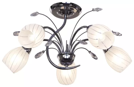 Потолочная люстра в спальню с 5 LED лампами. Комплект от Lustrof №151303-709271