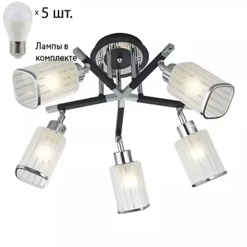 Потолочная светильник с лампочками Velante 712-107-05+Lamps E27 P45