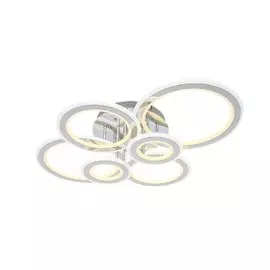 Потолочная светодиодная диммируемая люстра с пультом д/у Seven Fires Эвейк SF7010/6C-A-CR