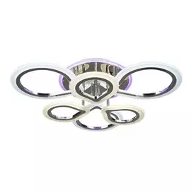 Потолочная светодиодная диммируемая люстра с пультом д/у Wedo Light Никелино 75362.01.03.06