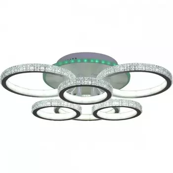 Потолочная светодиодная диммируемая люстра с пультом ДУ и управлением со смартфона Reluce 05867 1423430