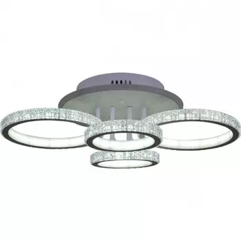 Потолочная светодиодная диммируемая люстра с пультом ДУ и управлением со смартфона Reluce 05867 1423432