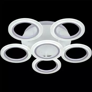 Потолочная диммируемая люстра с пультом ДУ Reluce 03828 1418097