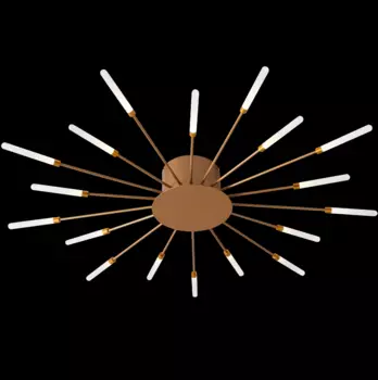 Потолочная светодиодная люстра Natali Kovaltseva Loft LED LAMPS 81353 BRASS