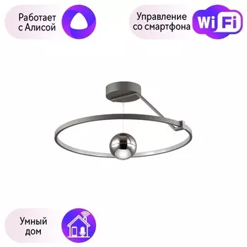 Потолочная светодиодная люстра Odeon Light Lond с поддержкой Алиса 4032/40CL-A