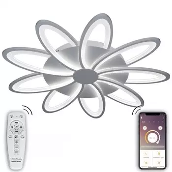 Потолочная светодиодная люстра с Bluetooth и пультом Natali Kovaltseva HIGH-TECH LED LAMPS 82009