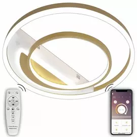 Потолочная светодиодная люстра с Bluetooth и пультом Natali Kovaltseva LED LAMPS 81311