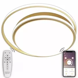 Потолочная светодиодная люстра с Bluetooth и пультом Natali Kovaltseva LED LAMPS 81315