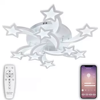Потолочная светодиодная люстра с Bluetooth и пультом Natali Kovaltseva LED LAMPS LED LAMPS 81225