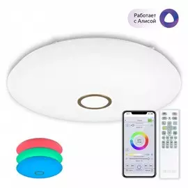 Потолочная светодиодная люстра с голосовым управлением Citilux Старлайт Смарт CL703A143G