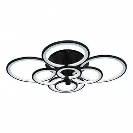 Потолочная светодиодная люстра с ПДУ iLedex Ring A001/8 Черный