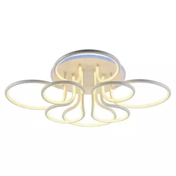 Потолочная светодиодная люстра с пультом ДУ Profit Light 6005/4+4A WHT